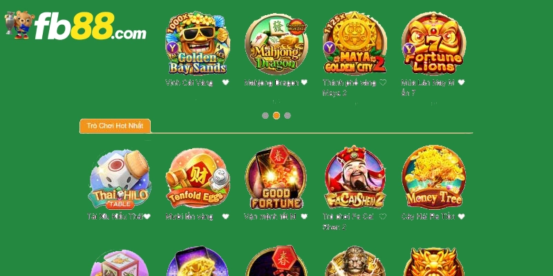 Kho game nổ hũ cực khủng nhà FB88