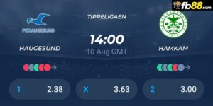 Soi kèo Haugesund vs HamKam 21h00 10/08/2024 – VĐQG Na Uy